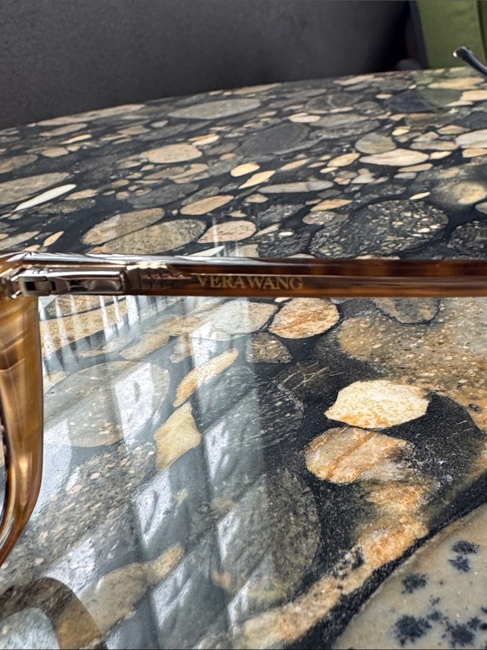 Vera Wang Brown Tortoiseshell Cat-Eye Glasses - Picture 7 of 7